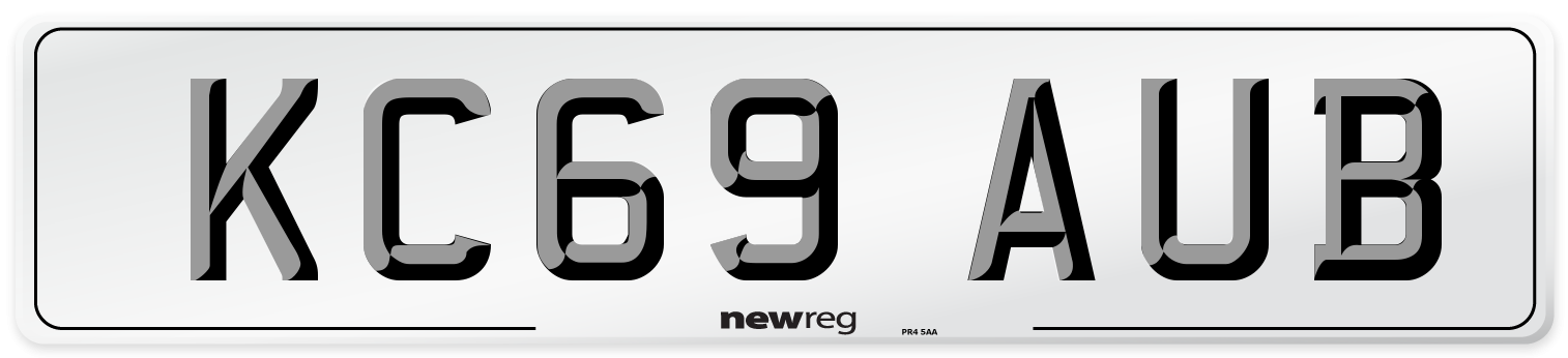 KC69 AUB Number Plate from New Reg